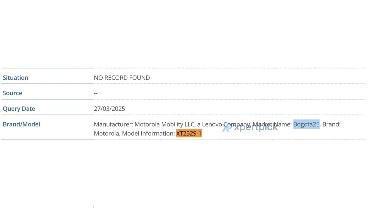 Moto G56 5G IMEI Listing