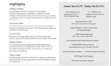 Samsung Galaxy Tab S10 Fe Colors Specs Lecks