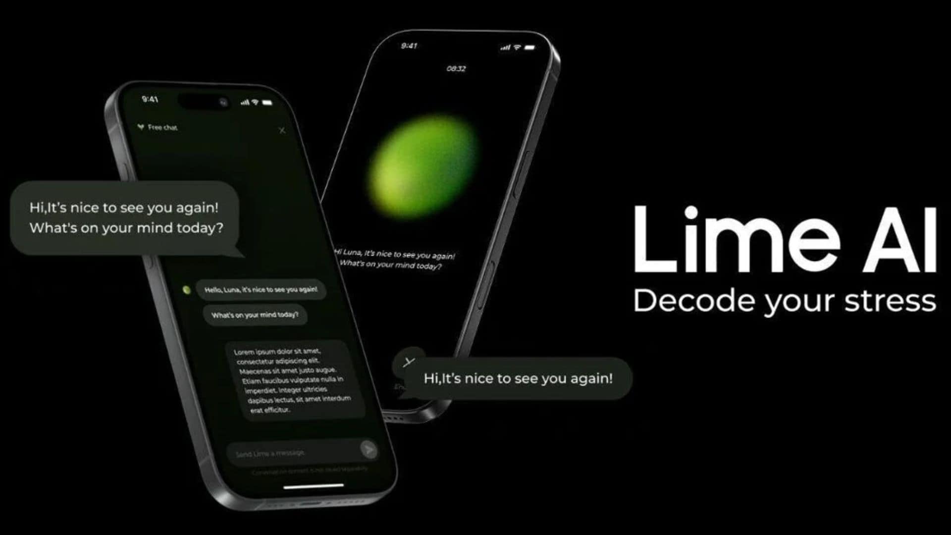 Der neue KI -Assistent 'Lime AI' wird bald beim Stressmanagement helfen