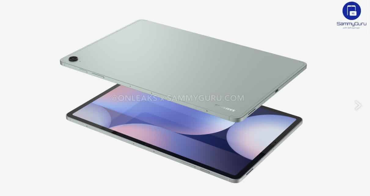 Galaxy Tab S10 Fe Plus Design wird sowohl in Bildern als auch in Video gezeigt