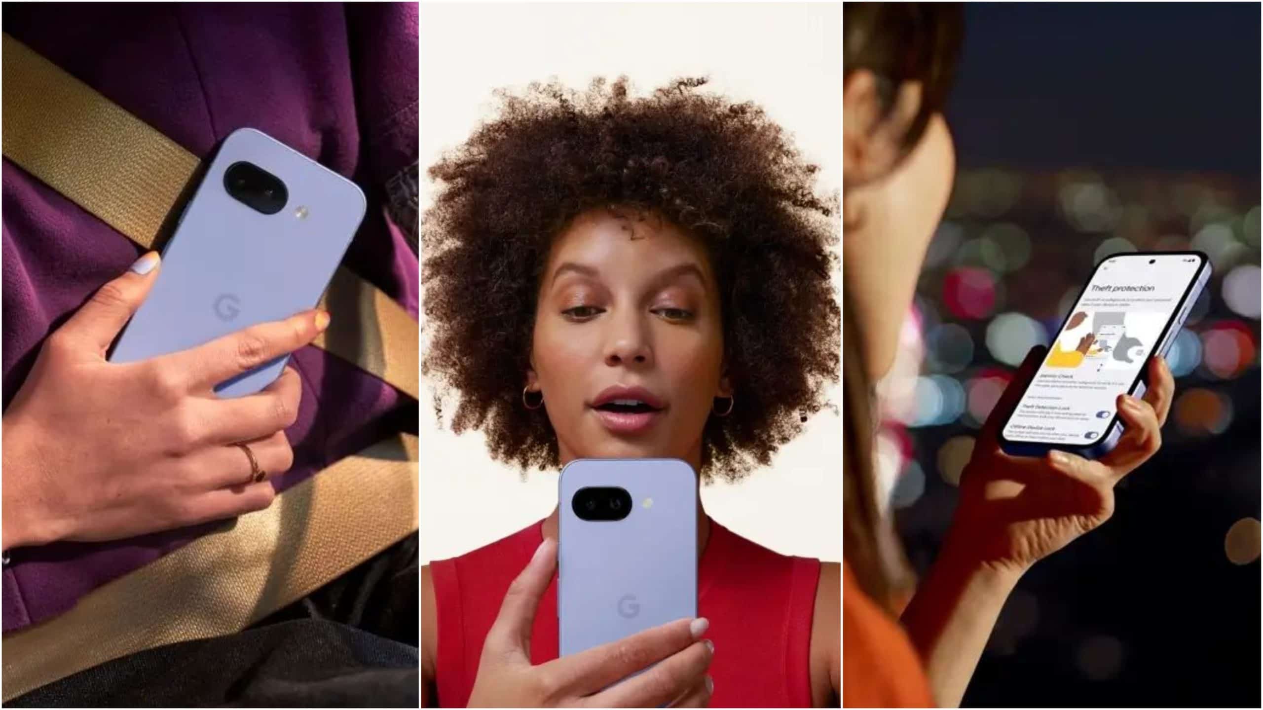 Lila Google Pixel 9A wird in 12 neuen Bildern gezeigt