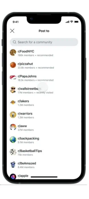 Community -Empfehlung Reddit
