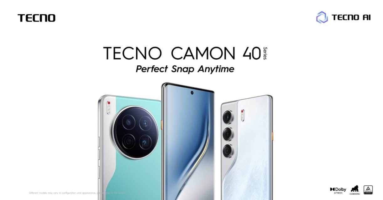 Tecno stellt die Camon 40 -Serie mit fortschrittlichen KI -Funktionen bei MWC 2025 vor