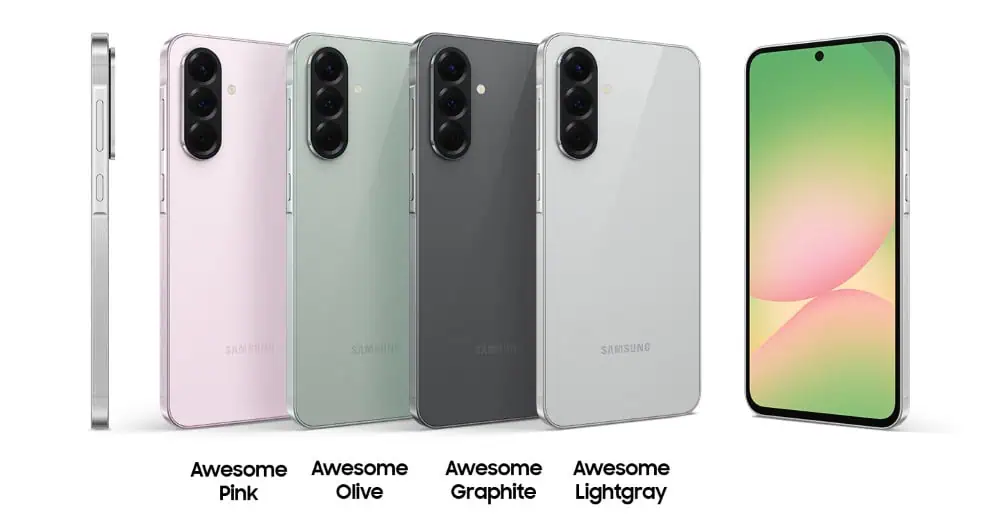 Samsung Galaxy A56 Farben