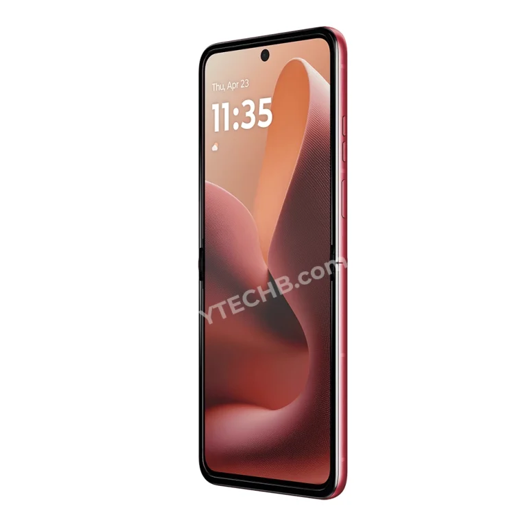 Motorola Razr 60 Ultra Pantone RIOR Red Leck 4