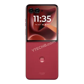 Motorola Razr 60 Ultra Pantone RIOR Red Leck 3