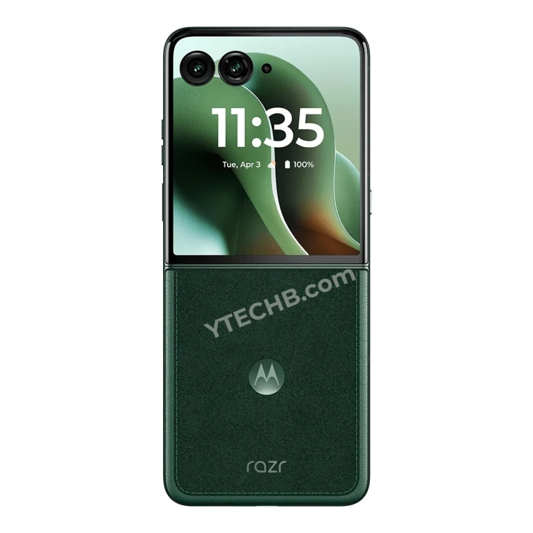 Motorola Razr 60 Ultra Pantone Scarab Leck 3
