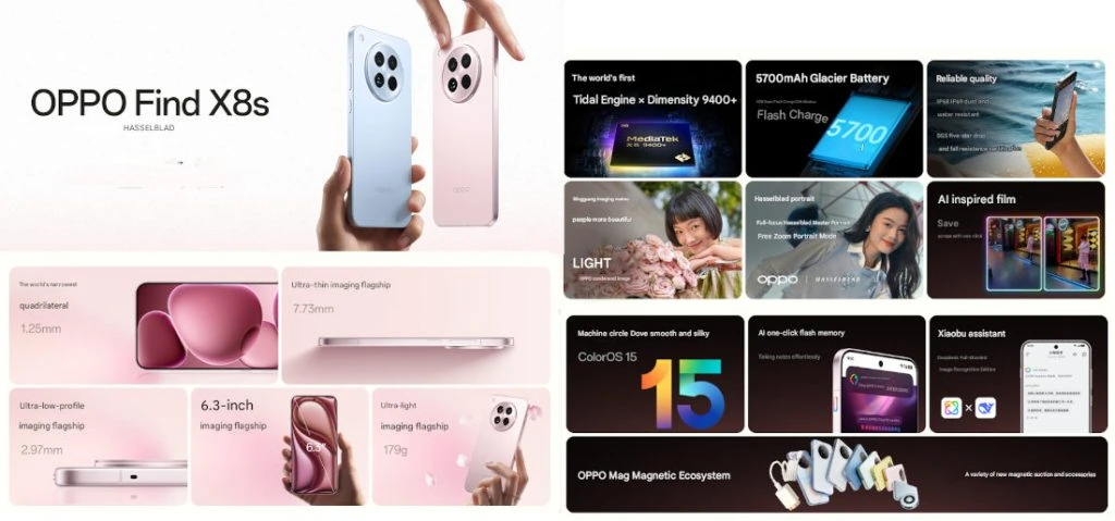 Oppo finden x8s Familienbild 2