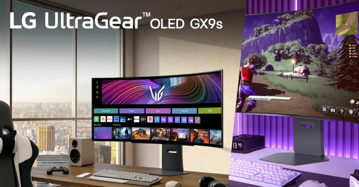LG startet neue Ultrawide -OLED -Gaming -Monitore mit Smart -TV -Funktionen