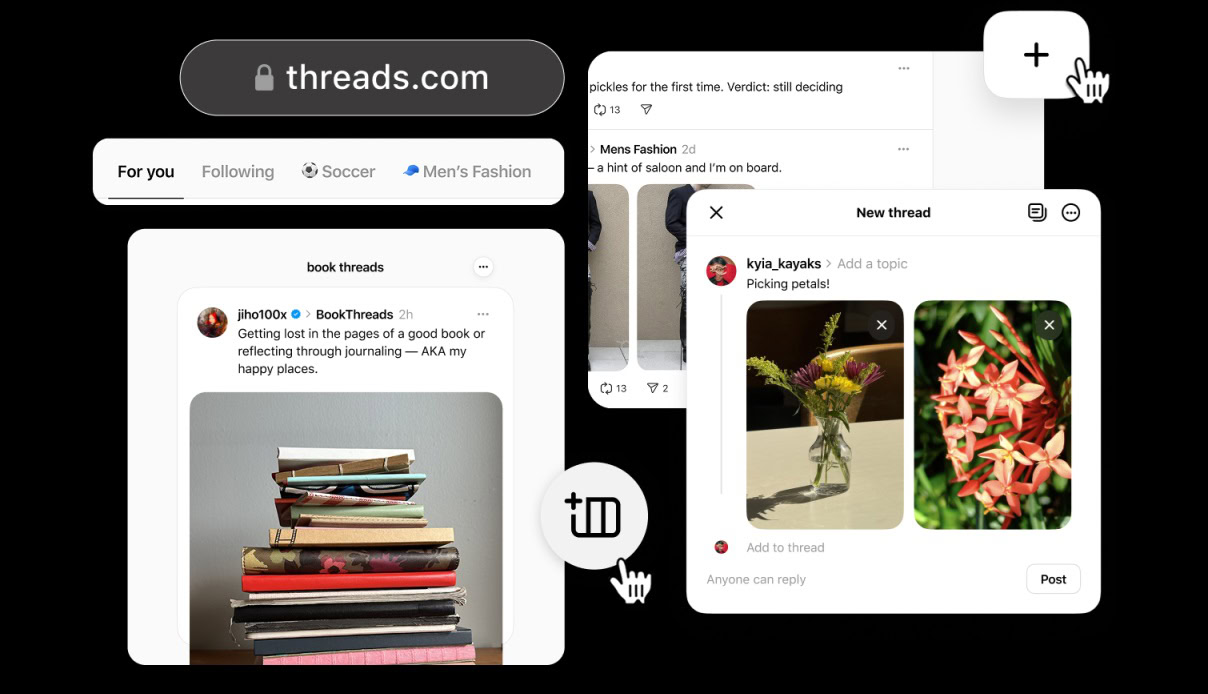 Threads erhalten neue Funktionen, um das Web -Erlebnis zu verbessern