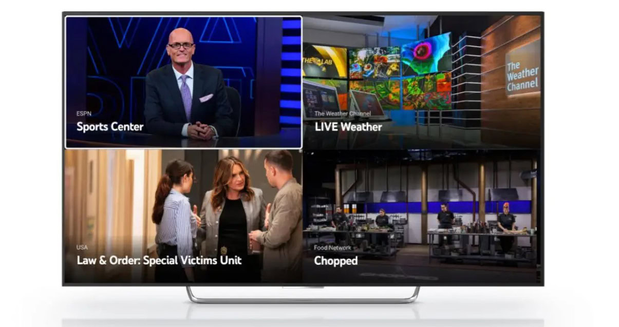 YouTube TV erhält eine Neugestaltung mit einer benutzerdefinierten Multiview -Funktion