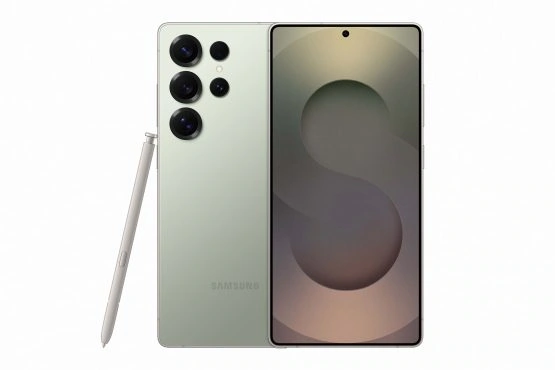 091 Galaxy S25ultra Titaniumjadegreen -Gerät Spen Front