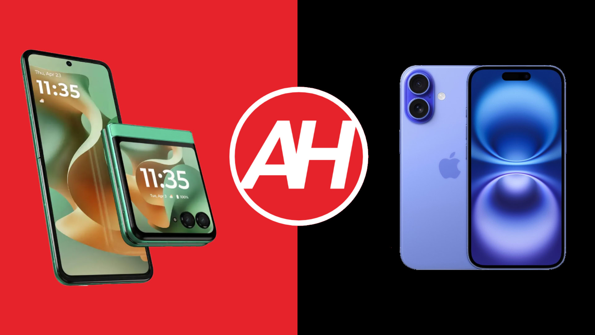 Telefonvergleiche: Motorola Razr 2025 gegen Apple iPhone 16