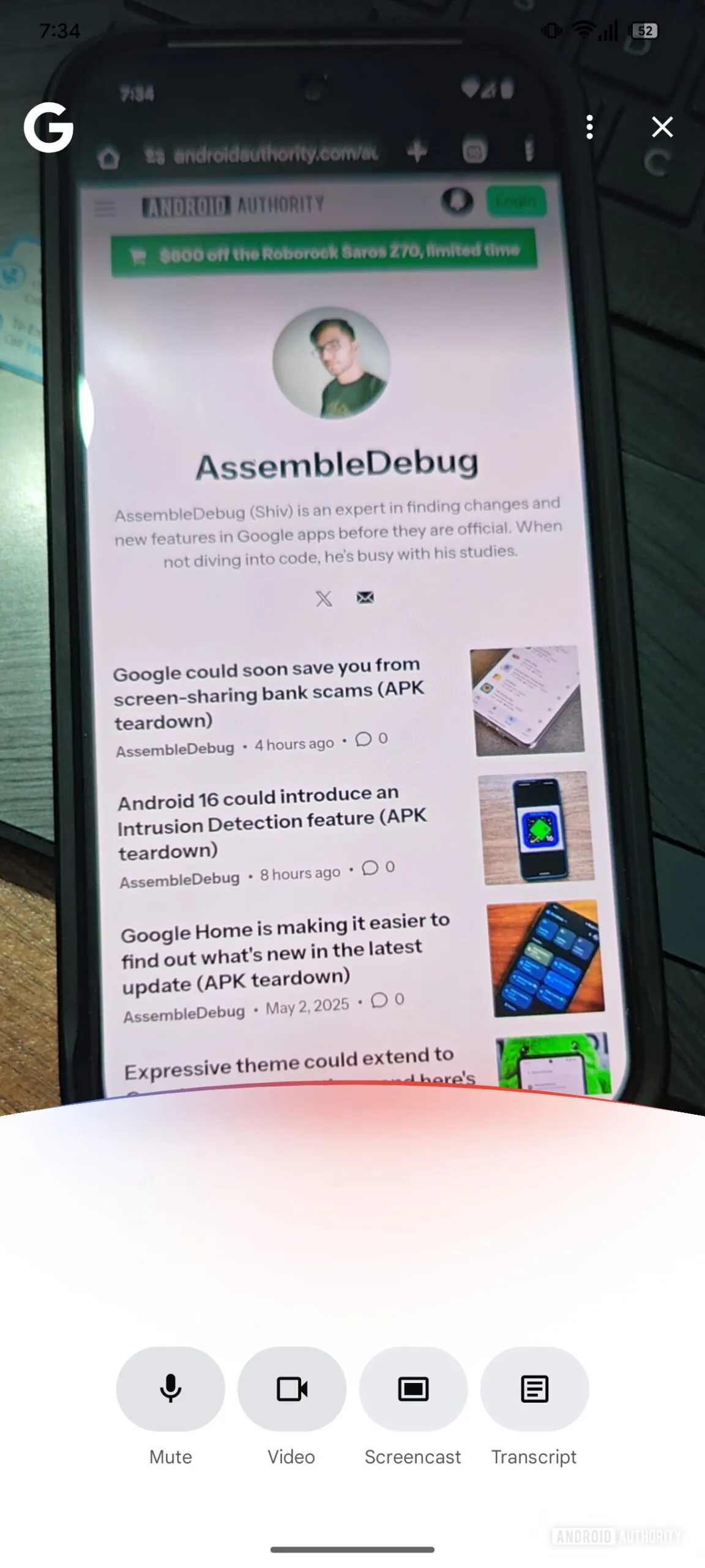 Google Search AI -Modus Live Leak 3