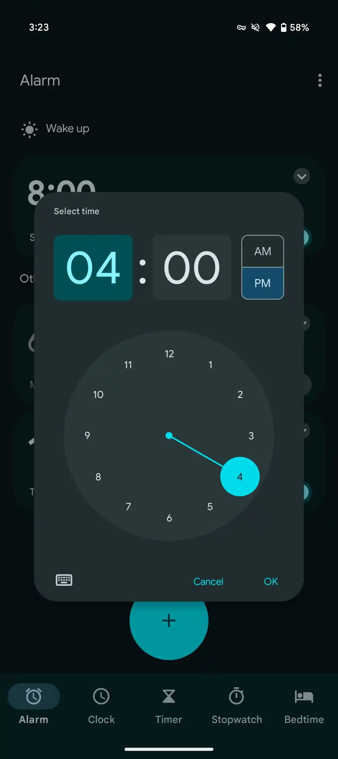 Google Clock -Material Sie aktuell UI Alarm 2