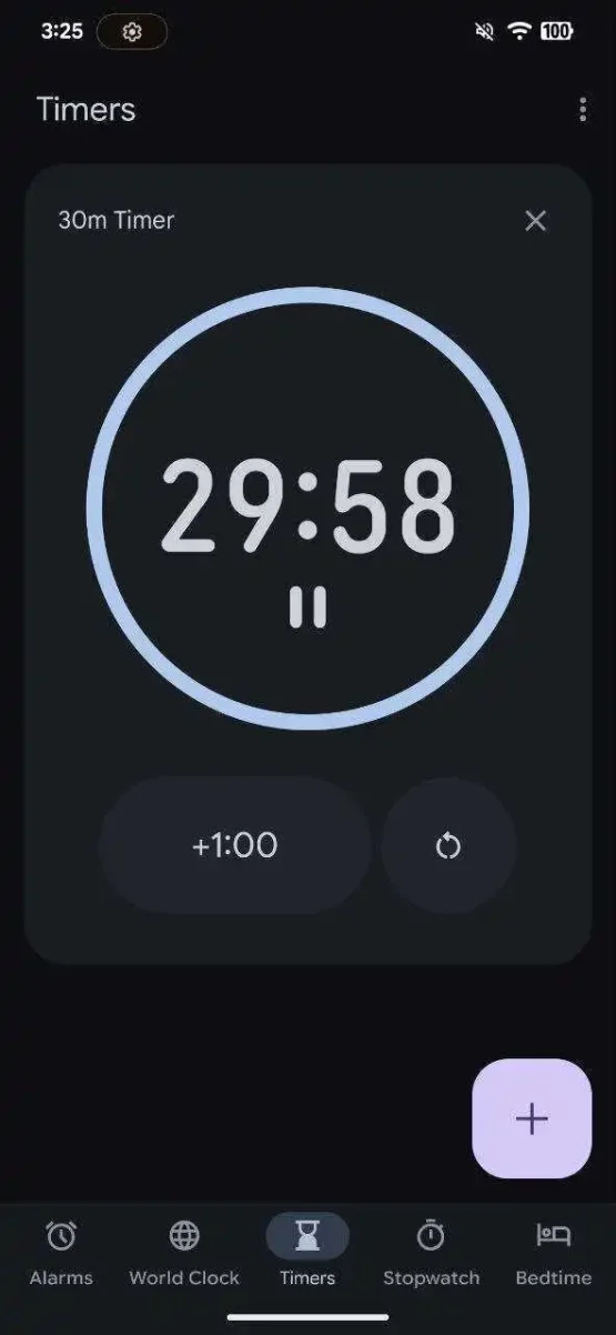 Google Clock ausdrucksstarker Redesign -Timer 2