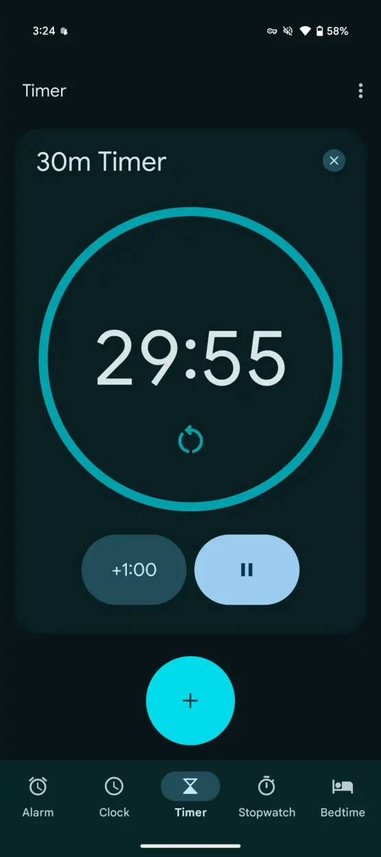 Google Clock -Material Sie aktuell UI Timer 2