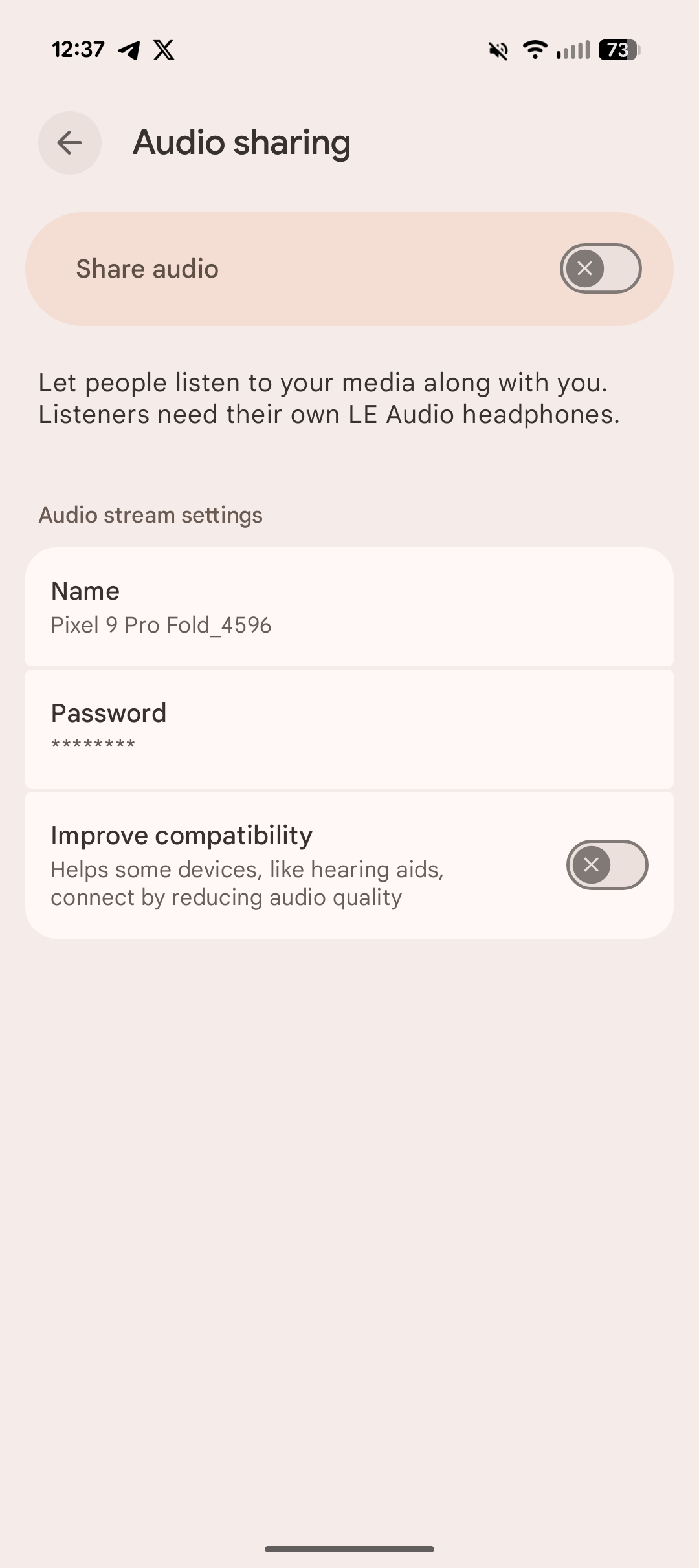Android 16 QPR1 Beta Audio Sharing 2