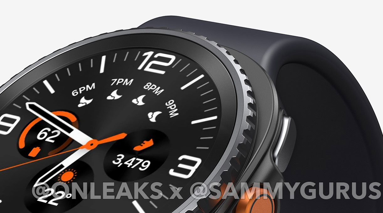 Galaxy Watch 8 Classic -durchgesickerte Rendern bestätigen rotierende Lünette