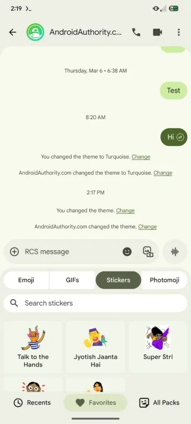 Google Messages Material 3 Ausdrucksstark (5)