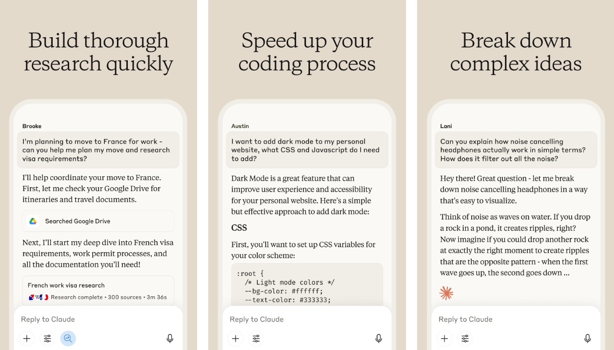 Claude AI Mobile App