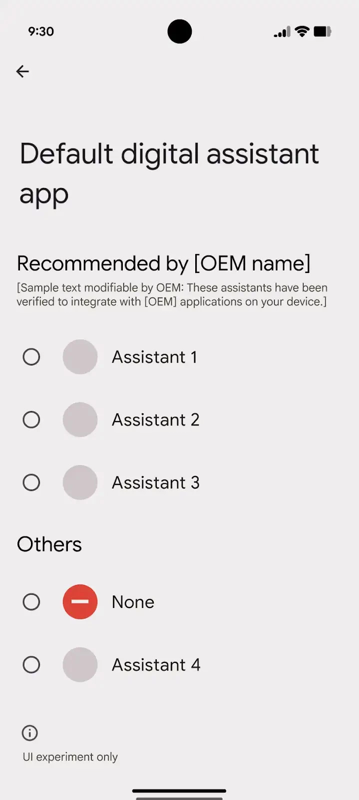 Google empfahl digitaler Assistentenmodelle
