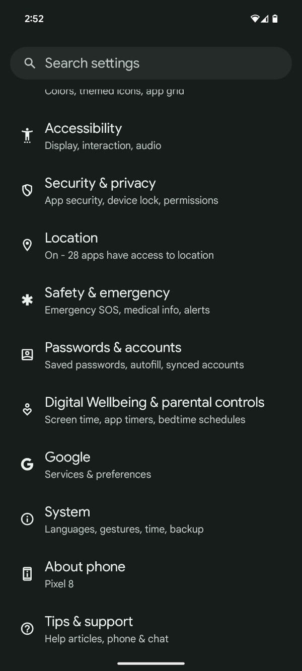 Pixel 8 Machen Sie einen Screenshot (4)