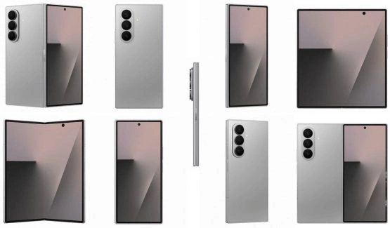 Samsung Galaxy Z Fold 7 rendert Farben (2)