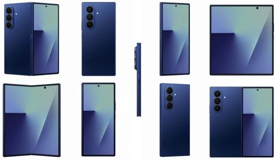 Samsung Galaxy Z Fold 7 rendert Farben (3)