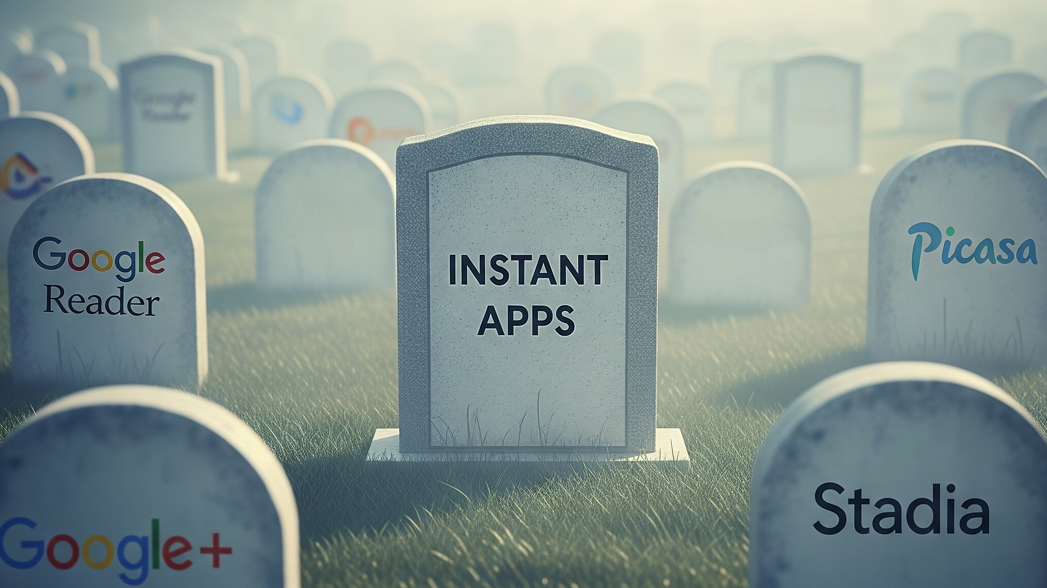 Android Instant Apps treten Google+ & Stadia bei: Ein weiterer Google -Idee beißt den Staub