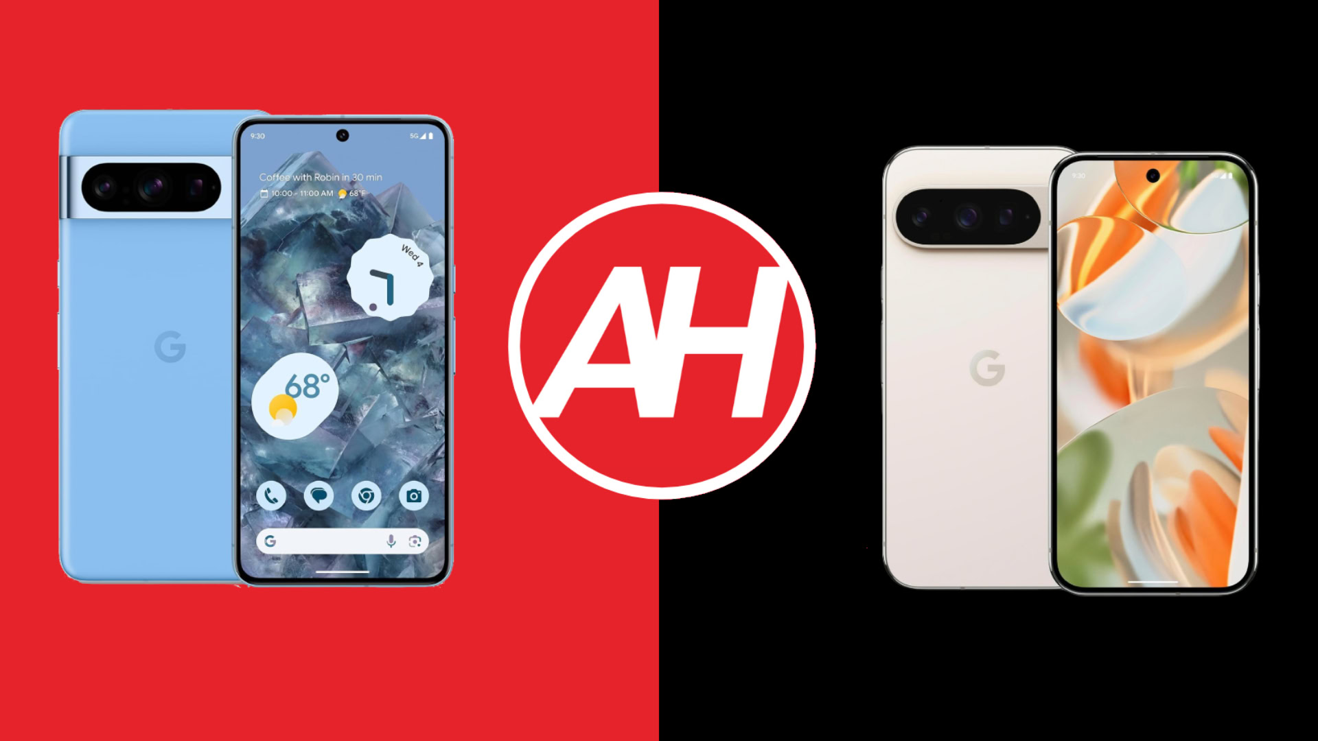 Telefonvergleiche: Google Pixel 8 Pro gegen Google Pixel 9 Pro Specs
