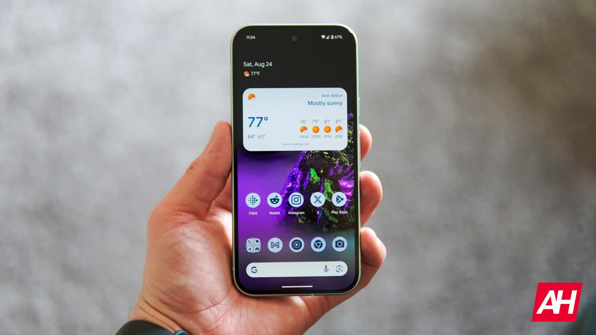 Wie hoch ist die Bildschirmgröße von Google Pixel 9