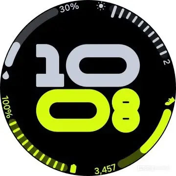 Galaxy Watch 8 Interactive Number Face