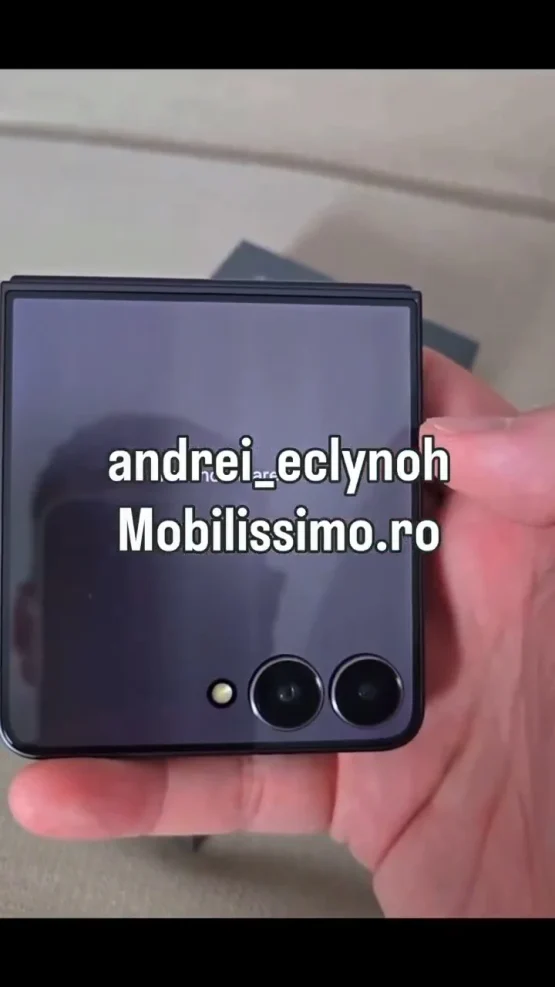 Galaxy Z Flip 7 Hände auf Video -Screenshots 2