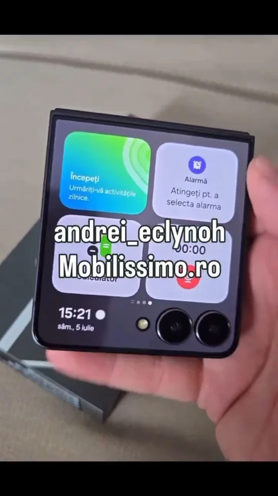 Galaxy Z Flip 7 Hände auf Video -Screenshots 1