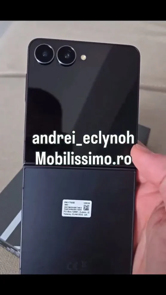 Galaxy Z Flip 7 Hände auf Video -Screenshots 5