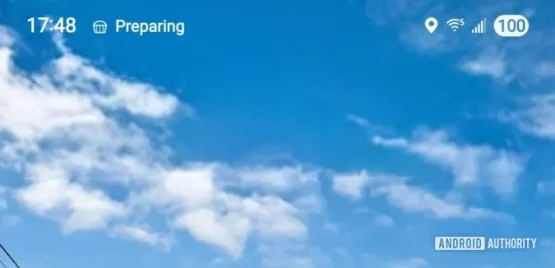 Benutzerdefinierte Live -Benachrichtigung als Status -Bar -Chip in einer UI 8 675W 326H JPG
