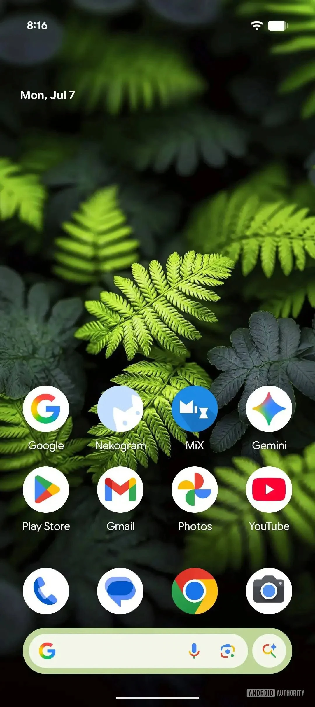 Pixel Launcher AI -Modus Umschalten AA 3