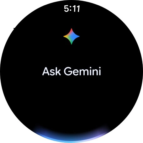 Fragen Sie Gemini Wear OS