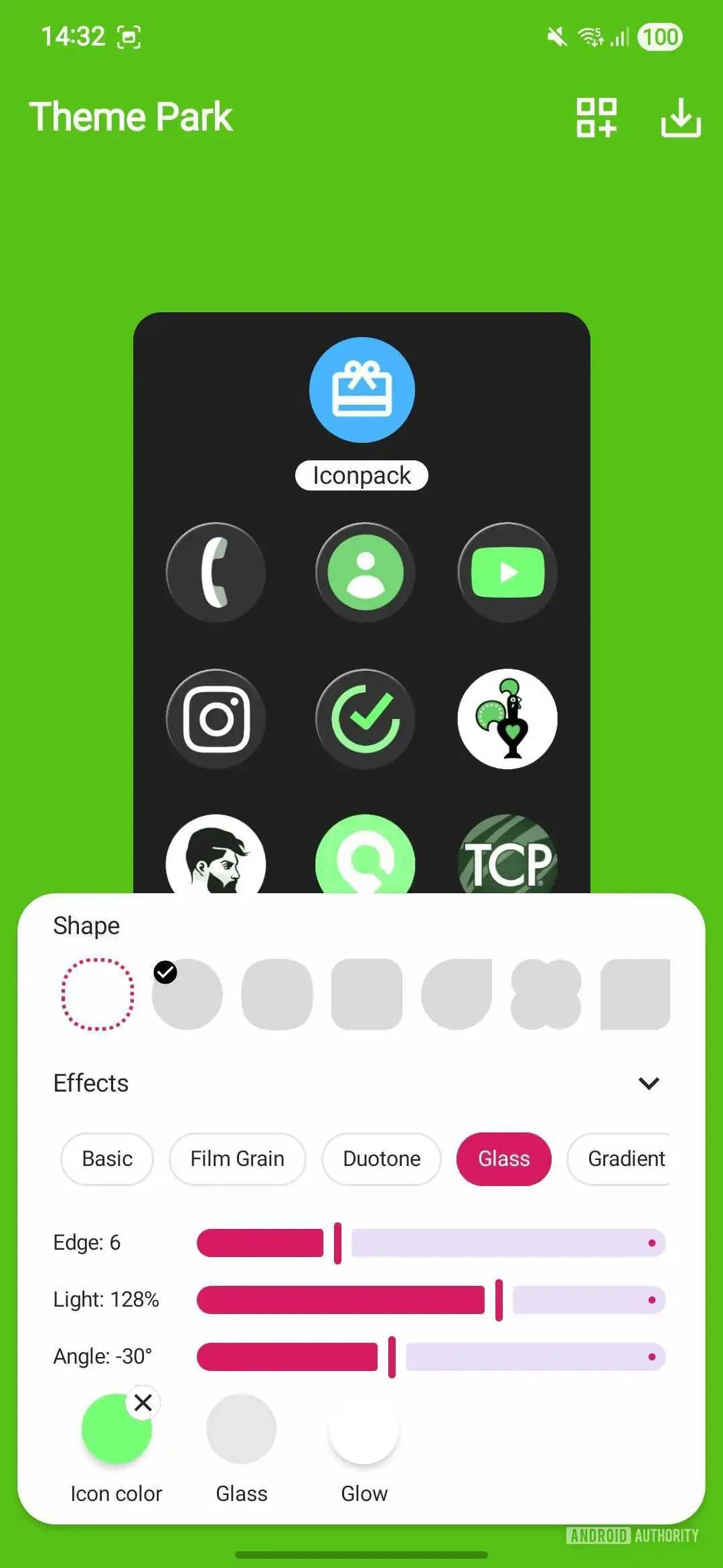 Samsung Good Lock Theme Park Update Glass Glas