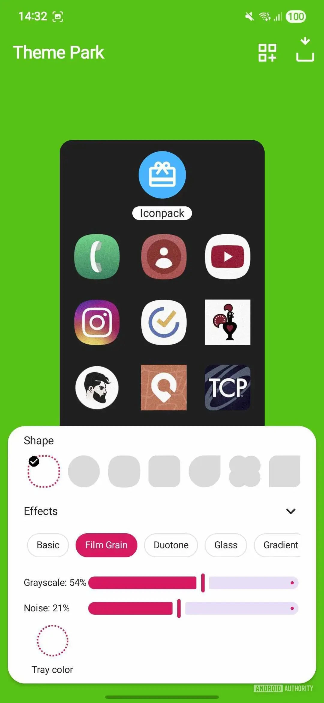 Samsung Good Lock Theme Park Update FLIM GRAINE