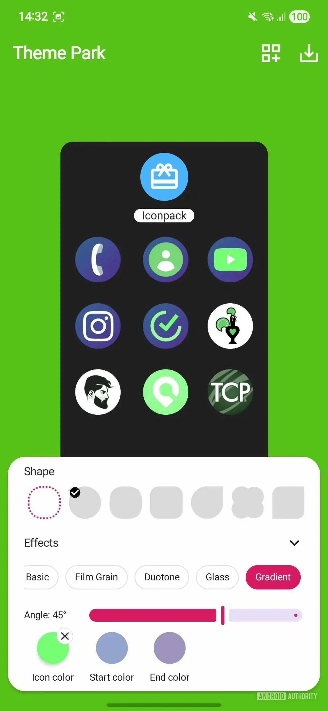 Samsung Good Lock Themenpark Update -Gradient Gradienten
