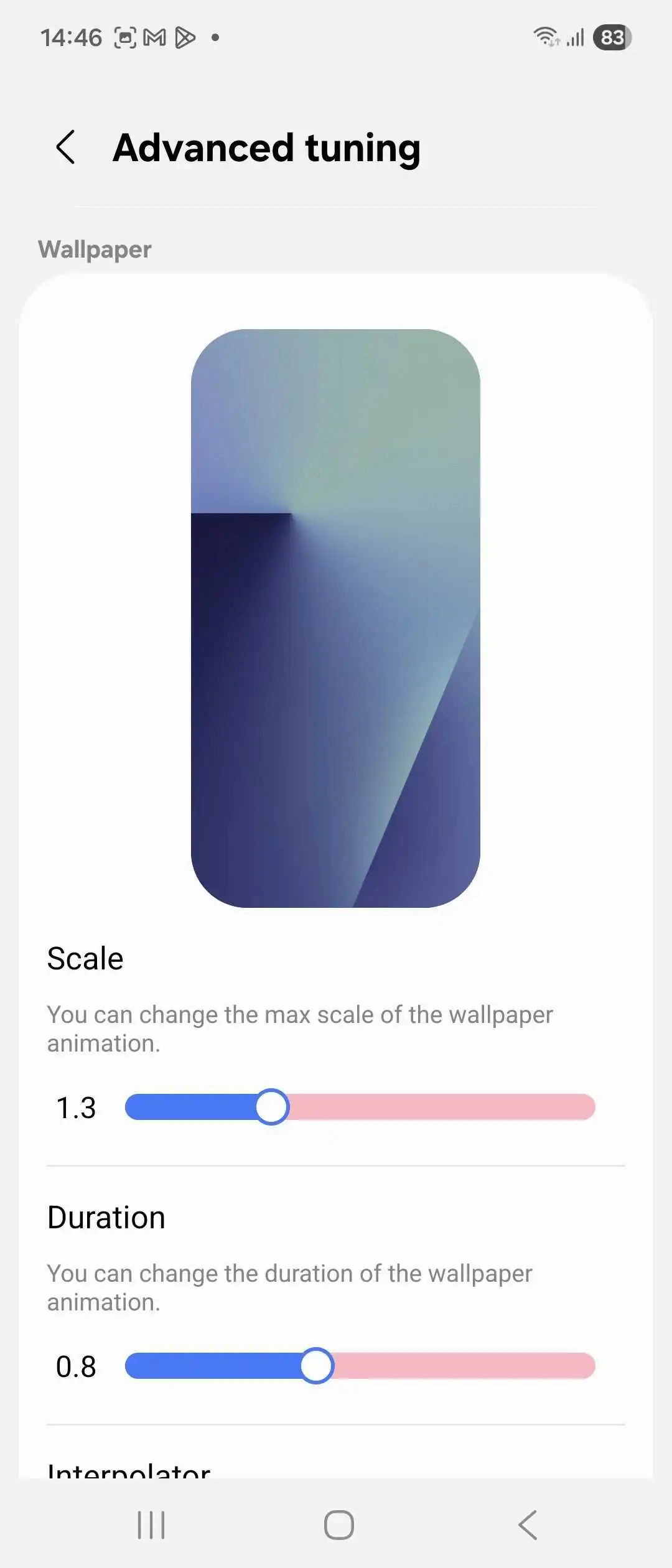 Home Up One UI 8 App Animationen 1