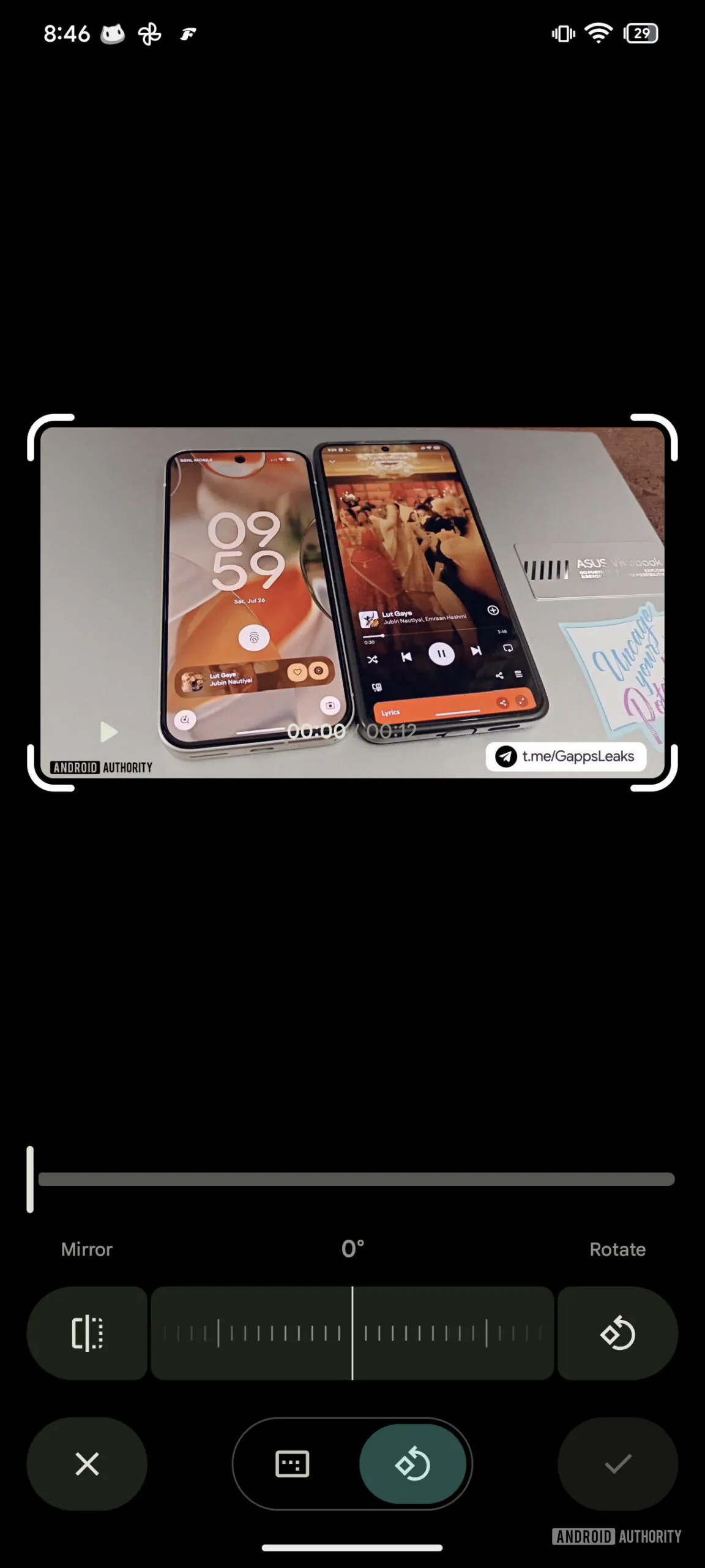 Google Fotos neuer Video -Editor Mirror 1