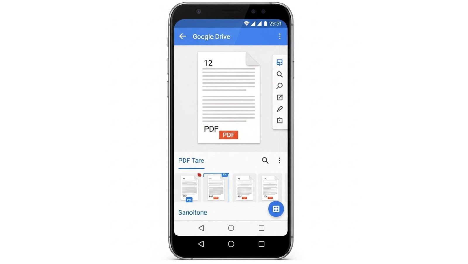 Google Drive für Android, um automatische PDF -Zusammenfassungen zu erhalten