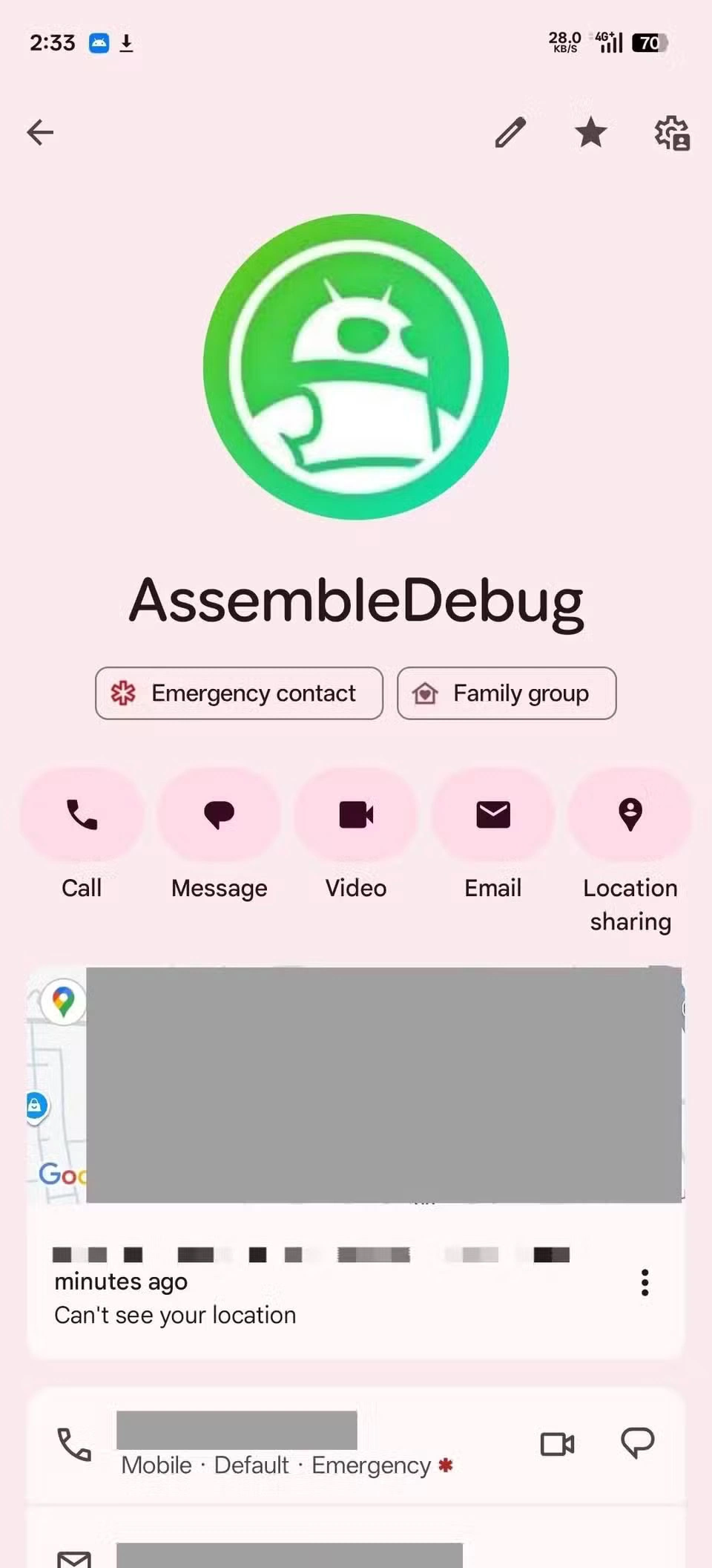 Google -Kontakte neu mit Material 3 Ausdrucksstark 6