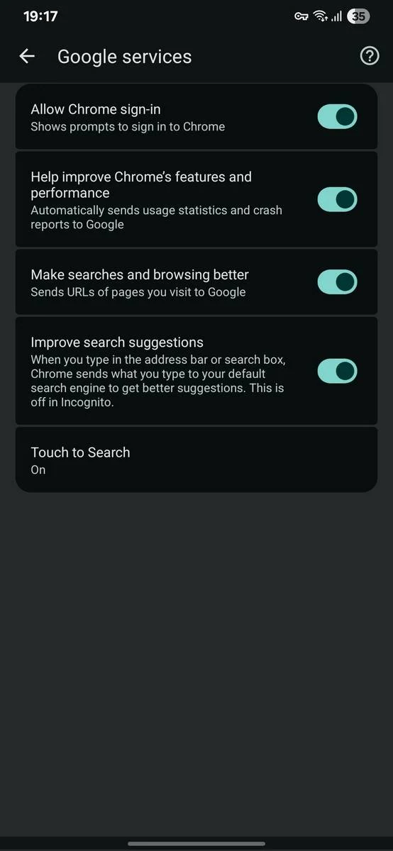 Chrome Android -Einstellungen Redesign Leopeva64 3