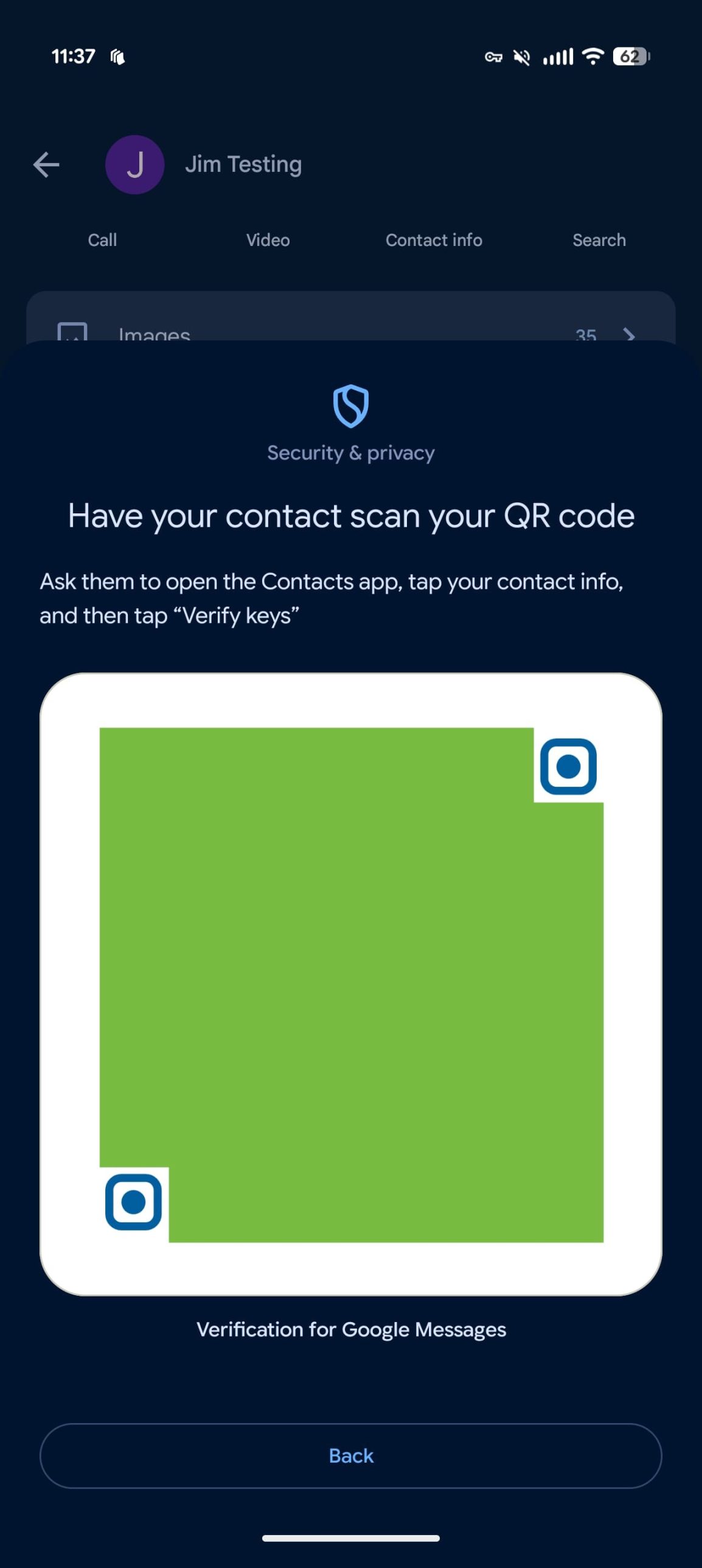 Google -Nachrichten scannen Sie Ihren QR -Code