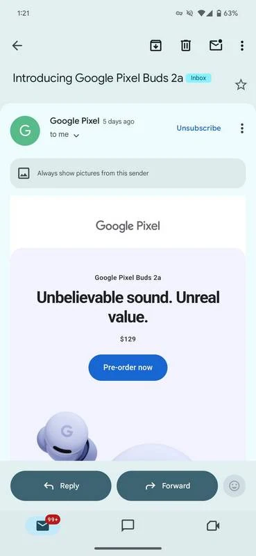 Google Mail -Material 3 Ausdrucksstarke Rede3