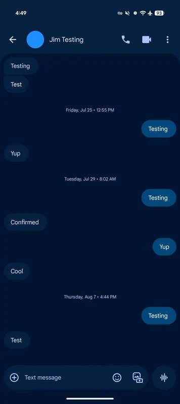Google -Nachrichten Chat 2